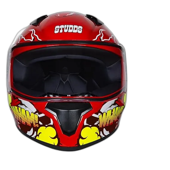 STUDDS Thunder D10 Red N2 Full Face Helmet