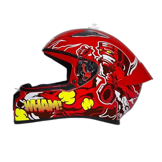 STUDDS Thunder D10 Red N2 Full Face Helmet