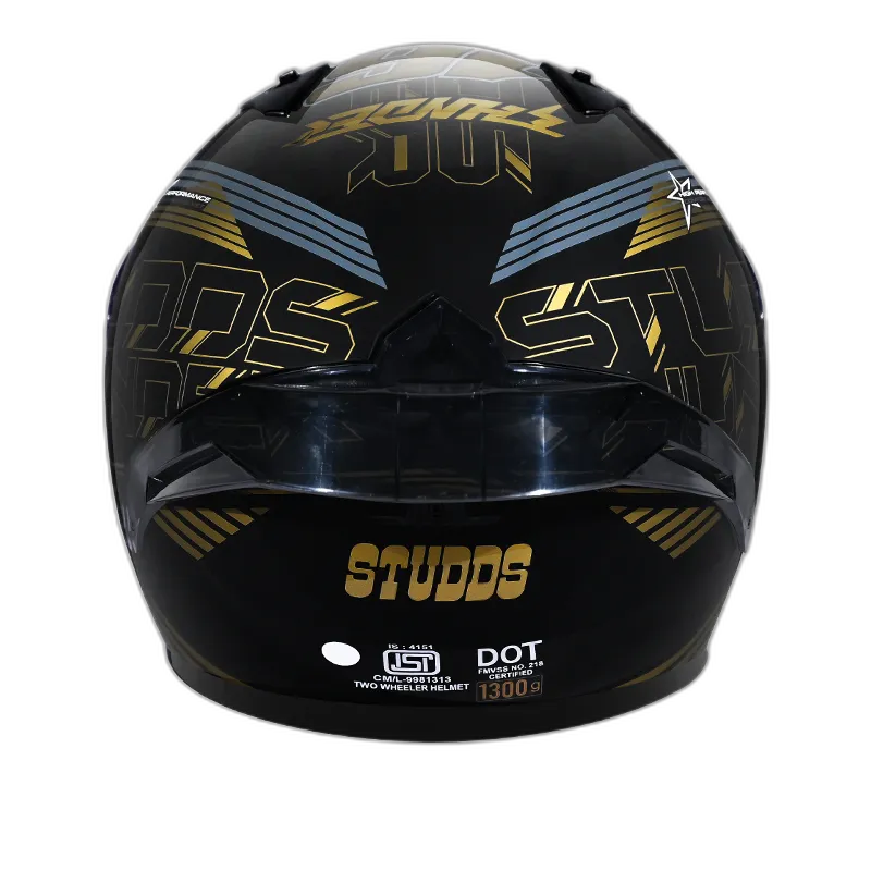 STUDDS Thunder D11 Black N12 Full Face Helmet