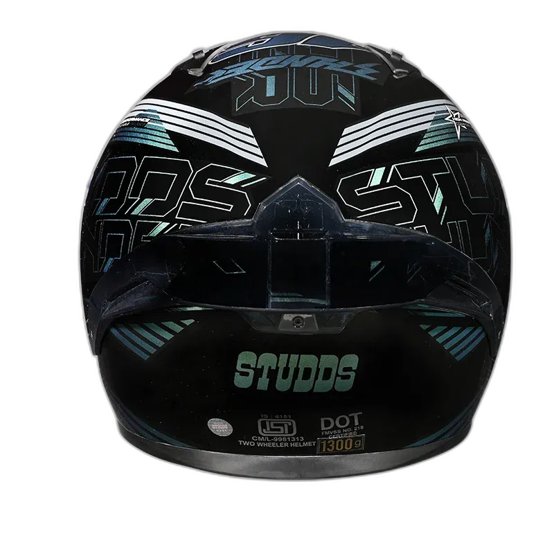 STUDDS Thunder D11 W Sp Bk Full Face Helmet