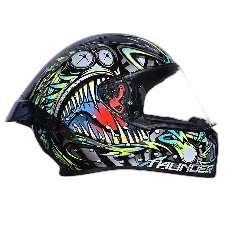 STUDDS Thunder D12 Black Gry N1 Full Face Helmet