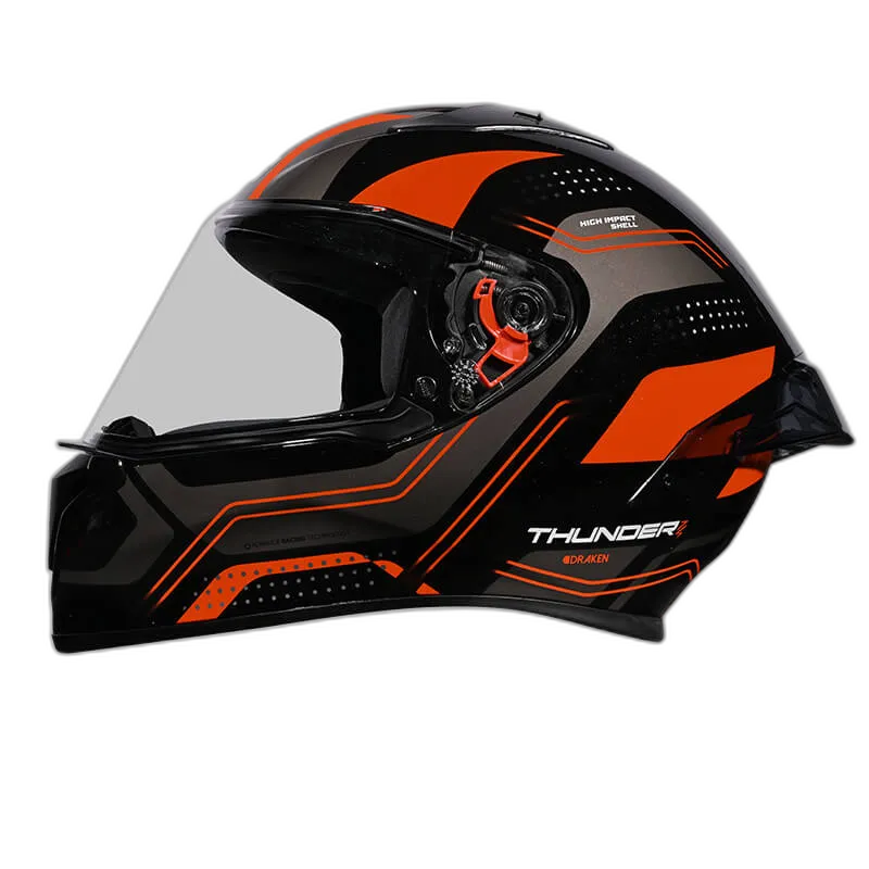STUDDS Thunder D2 Drakan Black N10 Full Face Helmet