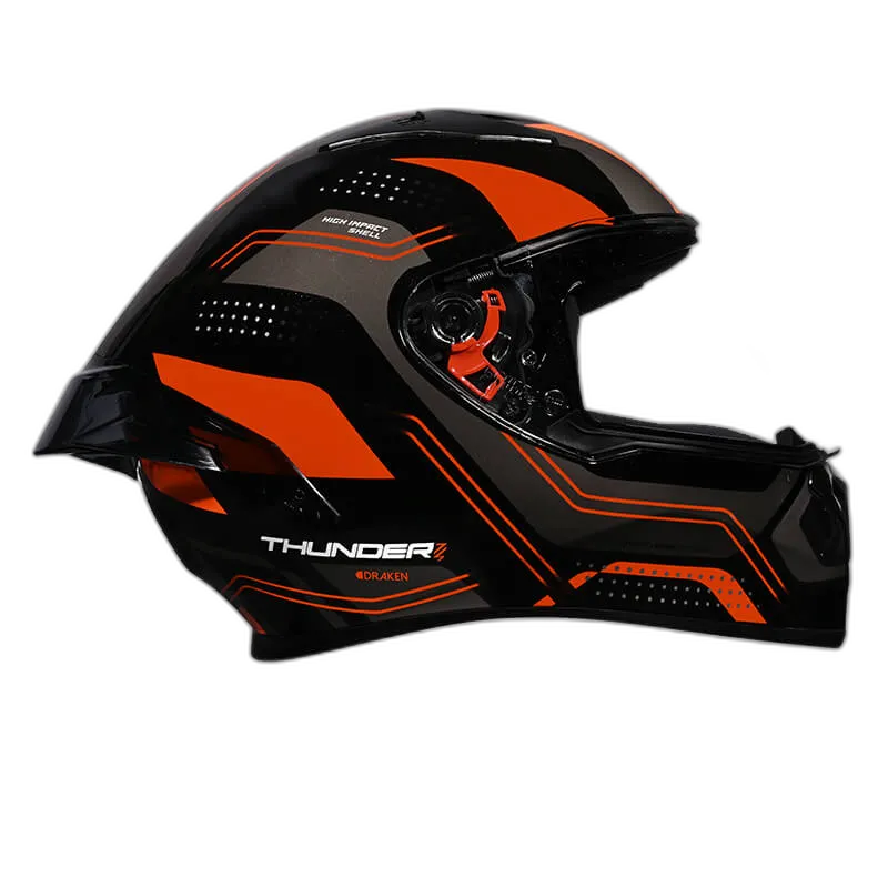 STUDDS Thunder D2 Drakan Black N10 Full Face Helmet