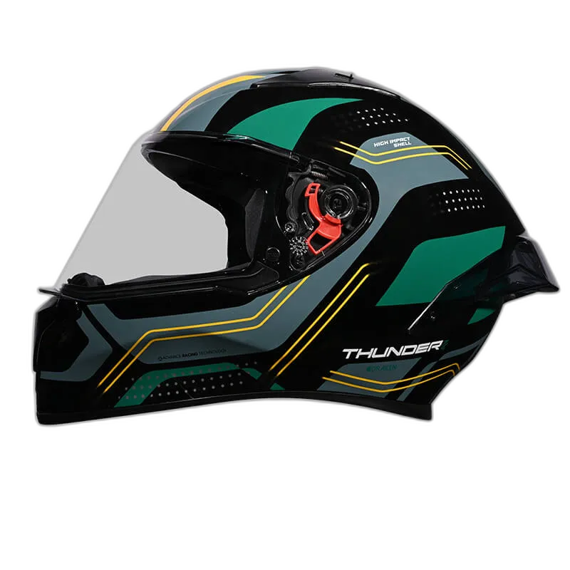 STUDDS Thunder D2 Draken Black N3 Full Face Helmet