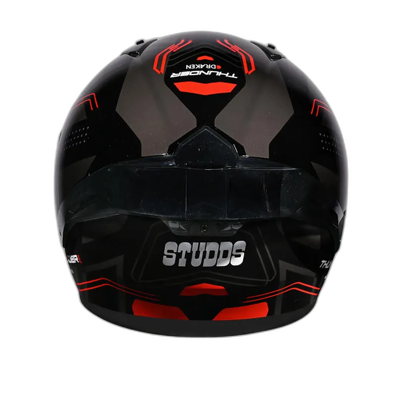 STUDDS Thunder D2 Draken Black N4 Full Face Helmet