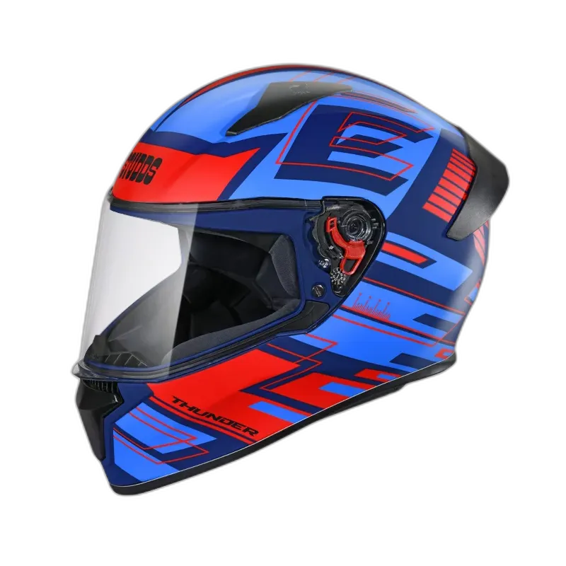 STUDDS Thunder D3 Matt Blue N2 Full Face Helmet