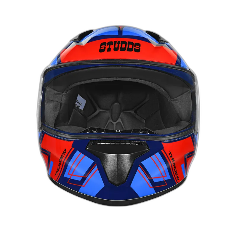 STUDDS Thunder D3 Matt Blue N2 Full Face Helmet