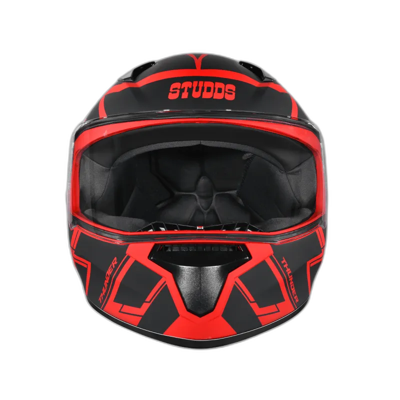 STUDDS Thunder D3 Matt Red N9 Full Face Helmet