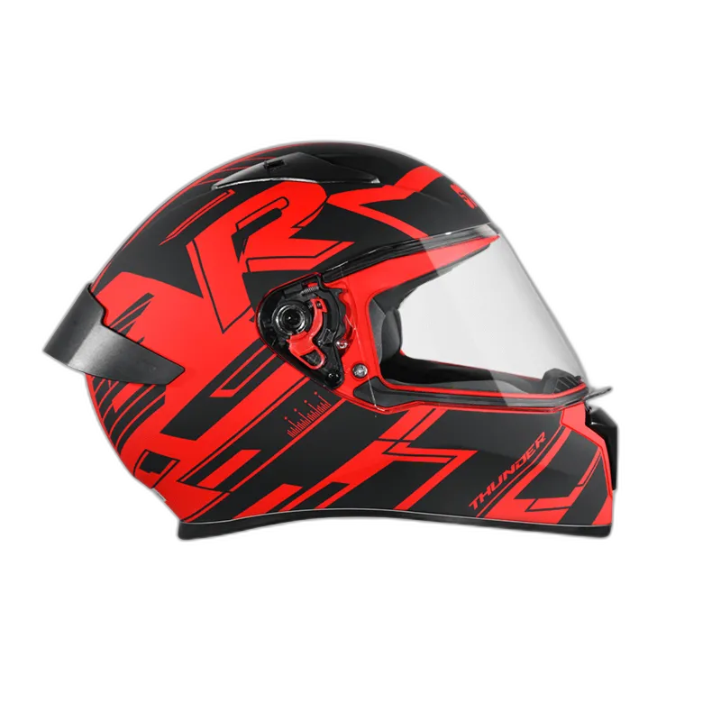 STUDDS Thunder D3 Matt Red N9 Full Face Helmet