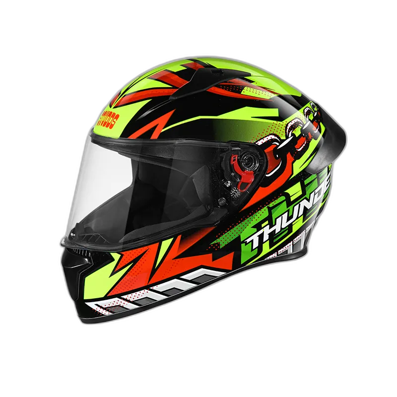 STUDDS Thunder D5 Black Red N5 Full Face Helmet