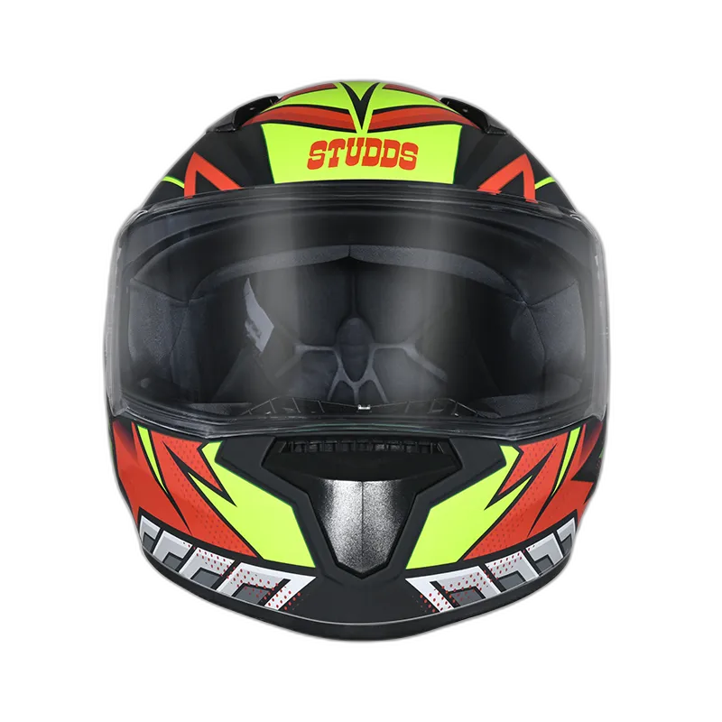 STUDDS Thunder D5 Black Red N5 Full Face Helmet