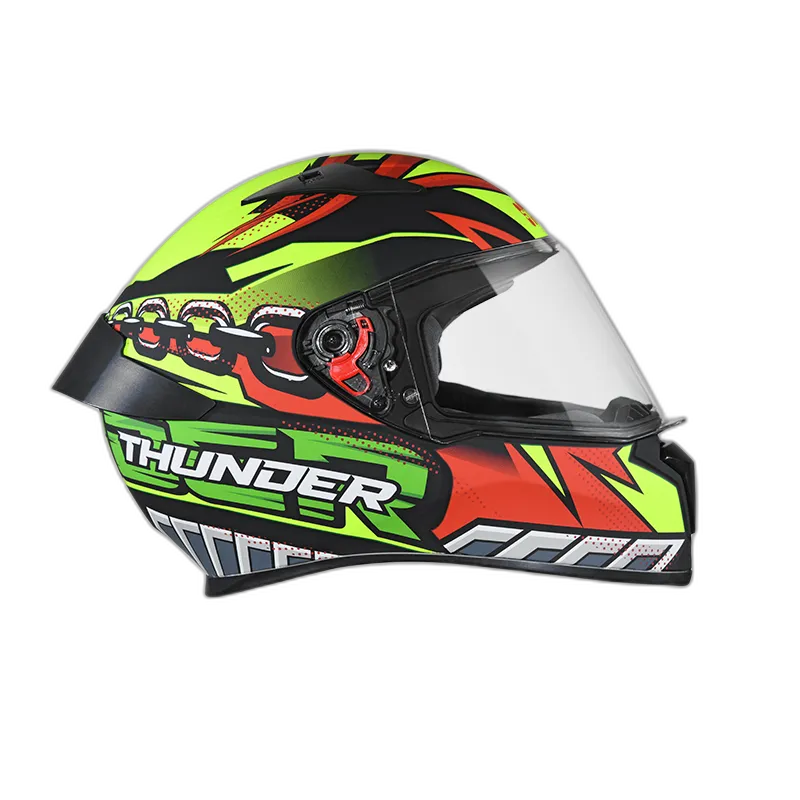 STUDDS Thunder D5 Black Red N5 Full Face Helmet