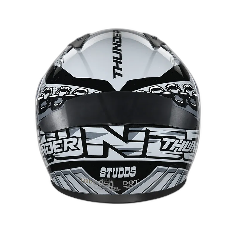 STUDDS Thunder D5 Black N4 Full Face Helmet