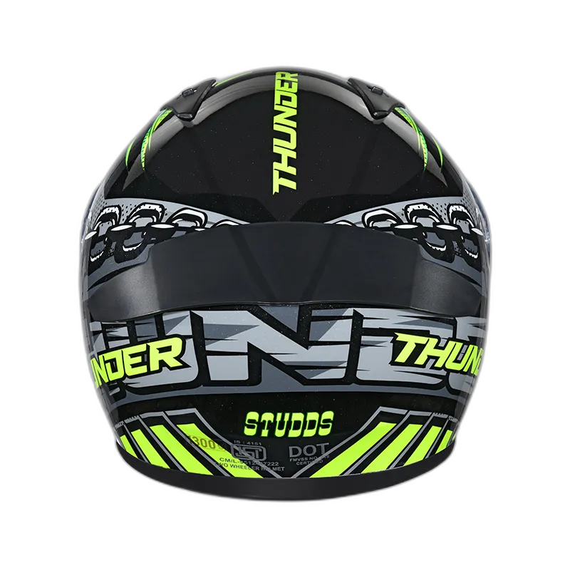 STUDDS Thunder D5 Black N5 Full Face Helmet