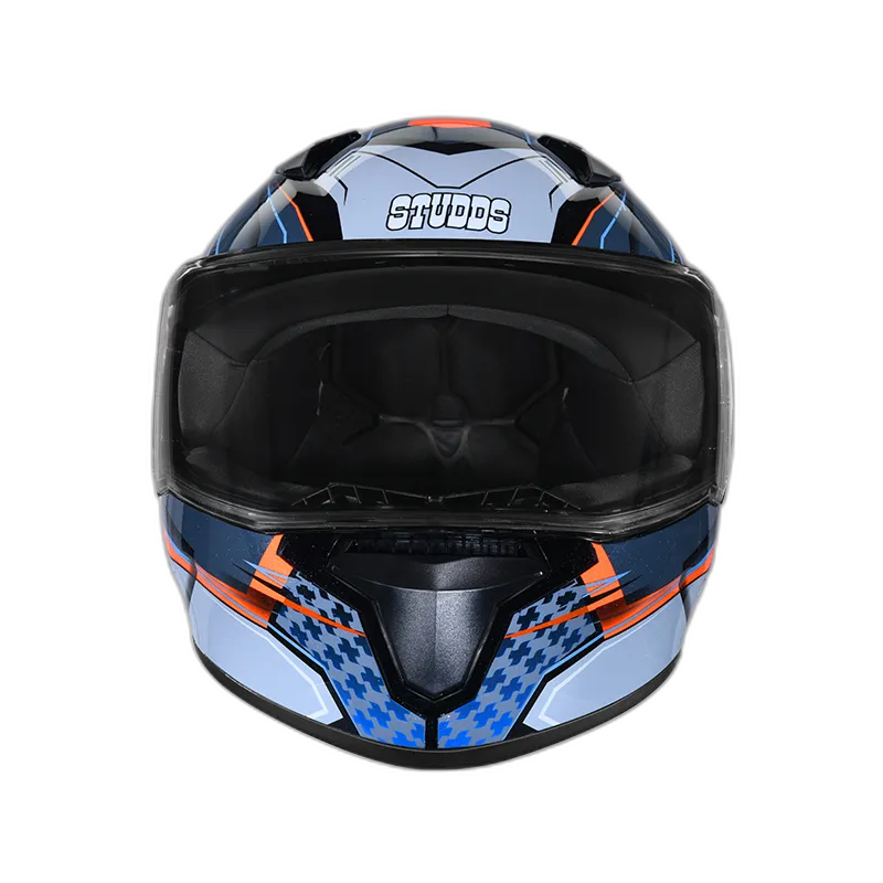 STUDDS Thunder D8 Black N4 Full Face Helmet