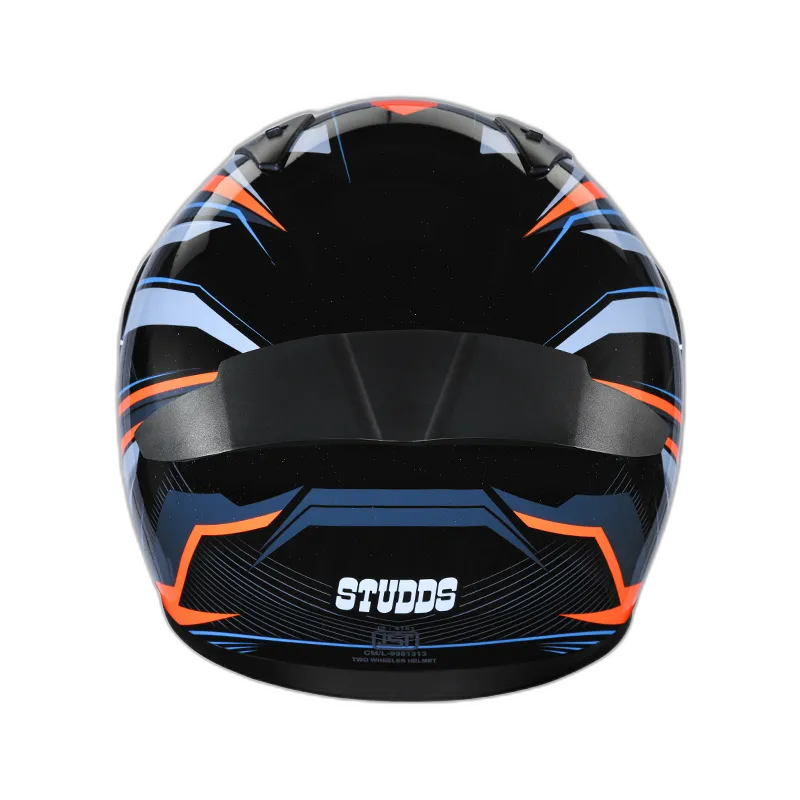 STUDDS Thunder D8 Black N4 Full Face Helmet