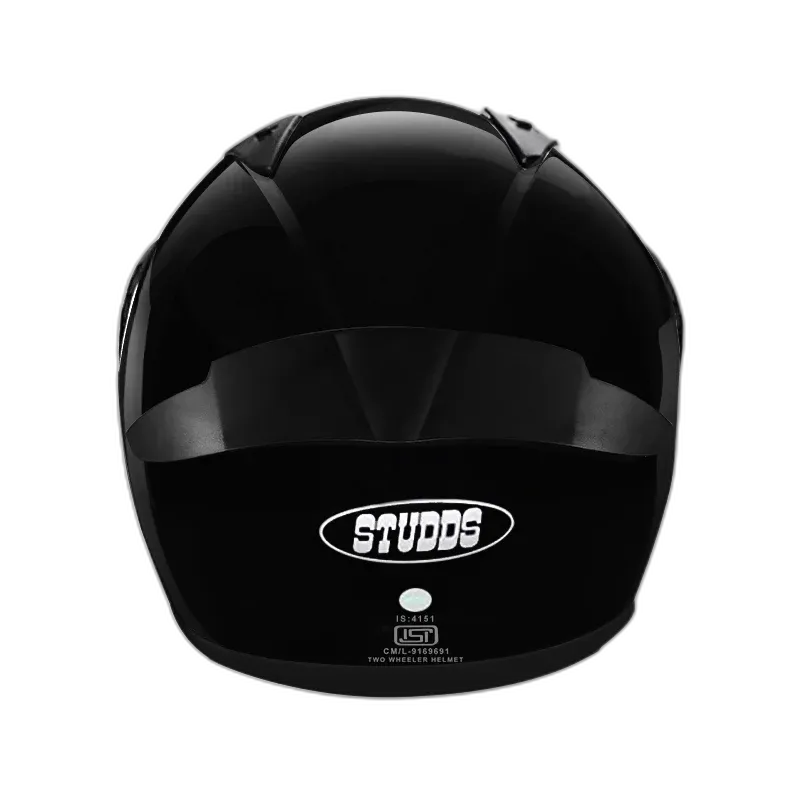 STUDDS Thunder Smoky Sp Black Full Face Helmet