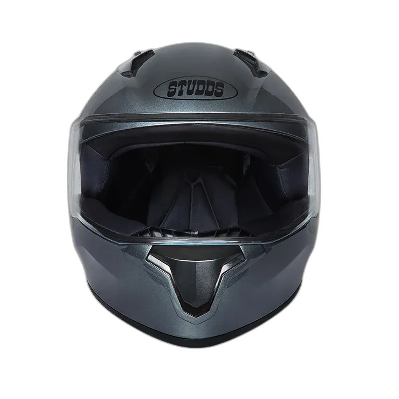 STUDDS Thunder Smoky Sp Gun Grey Full Face Helmet