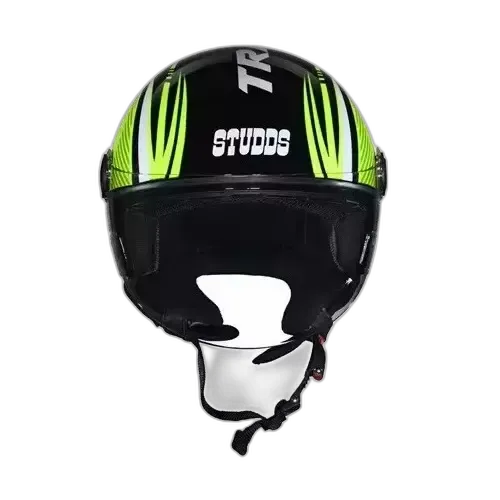 STUDDS Track Super D3 Matt Black N5 Half Face Helmet