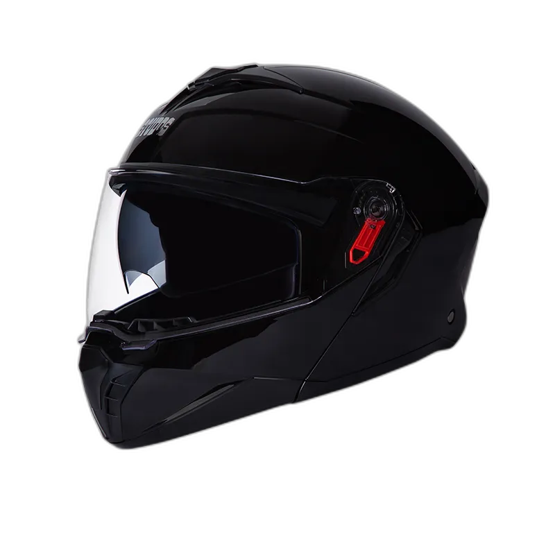 STUDDS Trooper Black Fu Flip Up Helmet