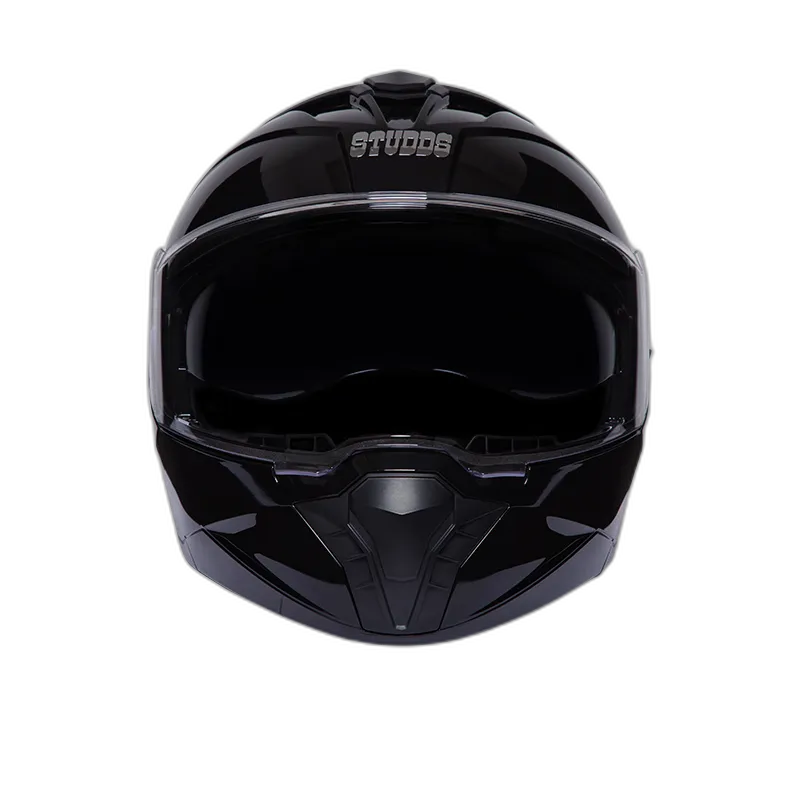 STUDDS Trooper Black Fu Flip Up Helmet