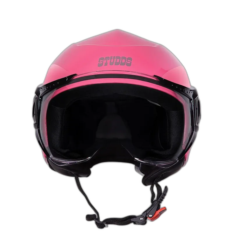 STUDDS Urban Dame Baby Pink Half Face Helmet