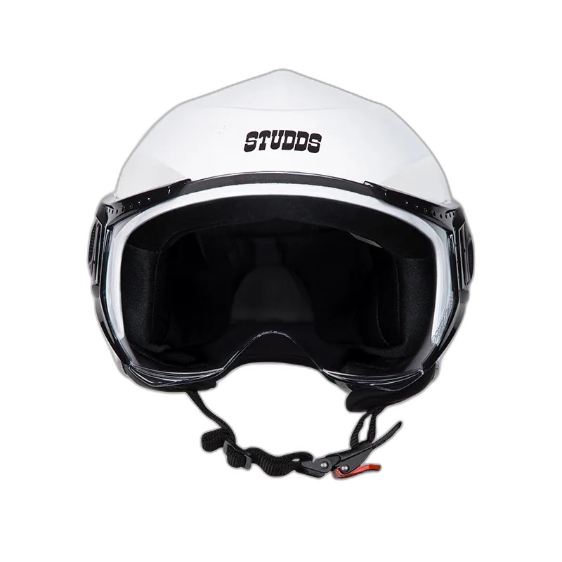 STUDDS Urban Dame White Half Face Helmet