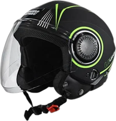 STUDDS Urban Super D1 Matt Black N5 Half Face Helmet
