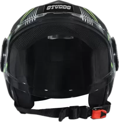 STUDDS Urban Super D1 Matt Black N5 Half Face Helmet