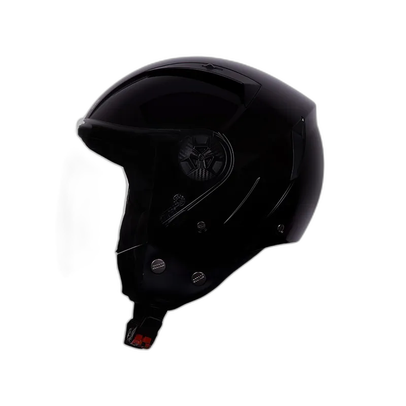 STUDDS Vogue Black Half Face Helmet