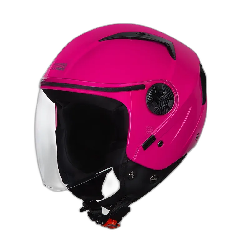 STUDDS Vogue Eco Pink Half Face Helmet