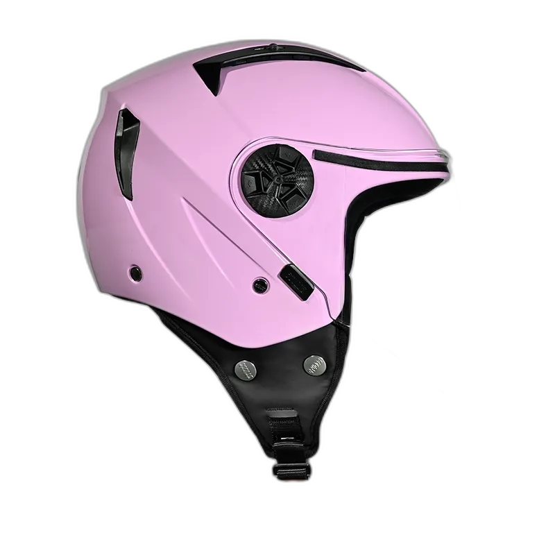 STUDDS Vogue Lavener Pink Half Face Helmet