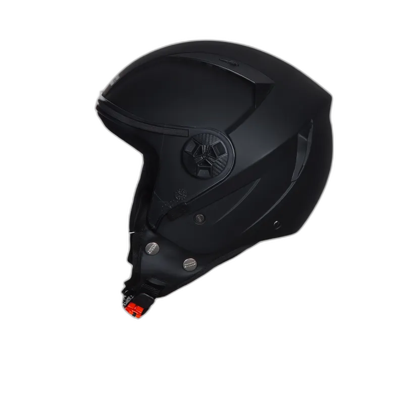 STUDDS Vogue Matt Black Half Face Helmet