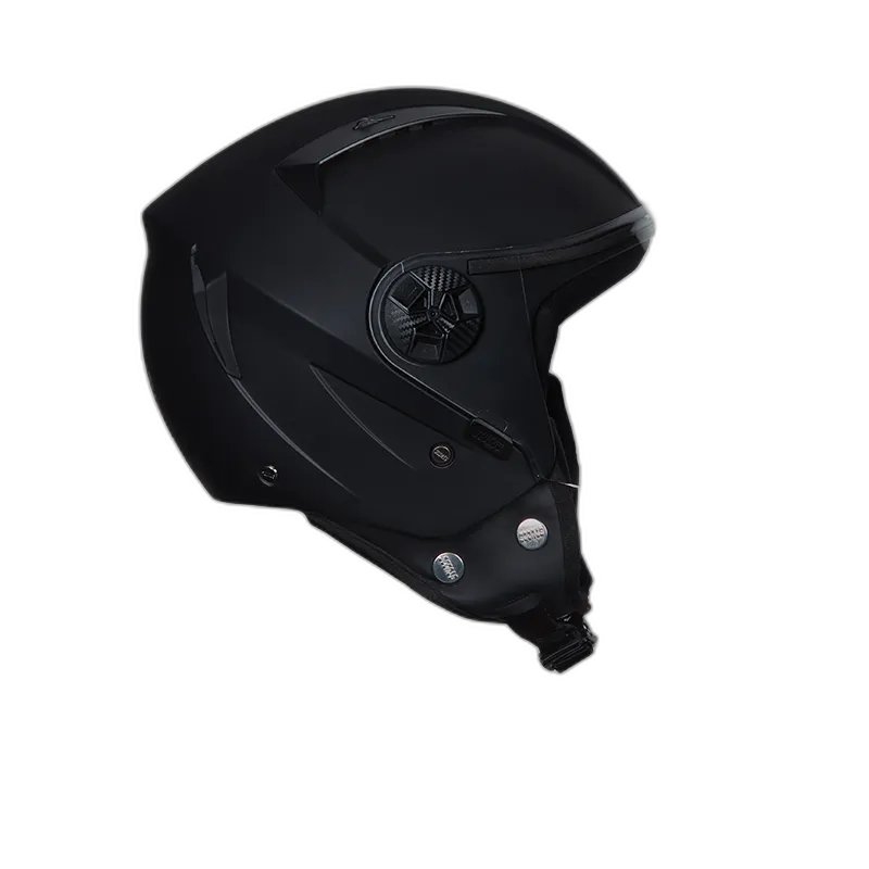 STUDDS Vogue Matt Black Half Face Helmet