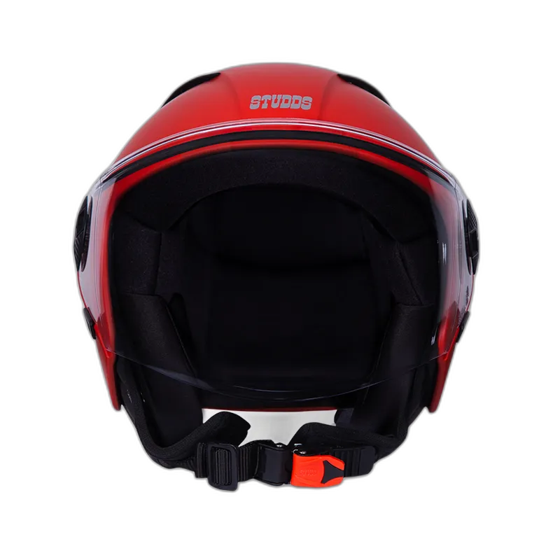 STUDDS Vogue Matt Sports Red Half Face Helmet