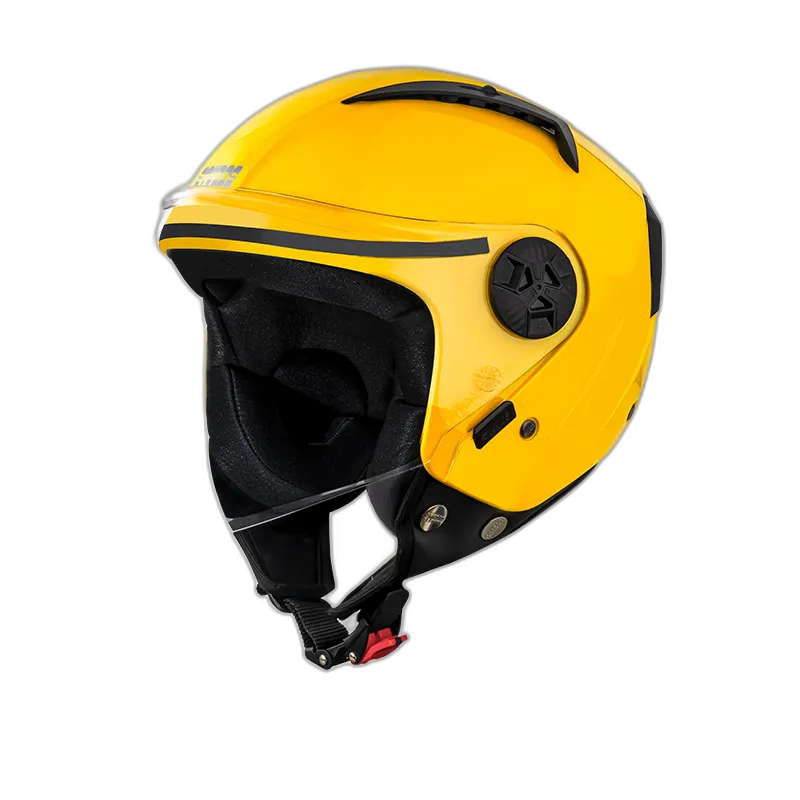 STUDDS Vogue Mustard Half Face Helmet