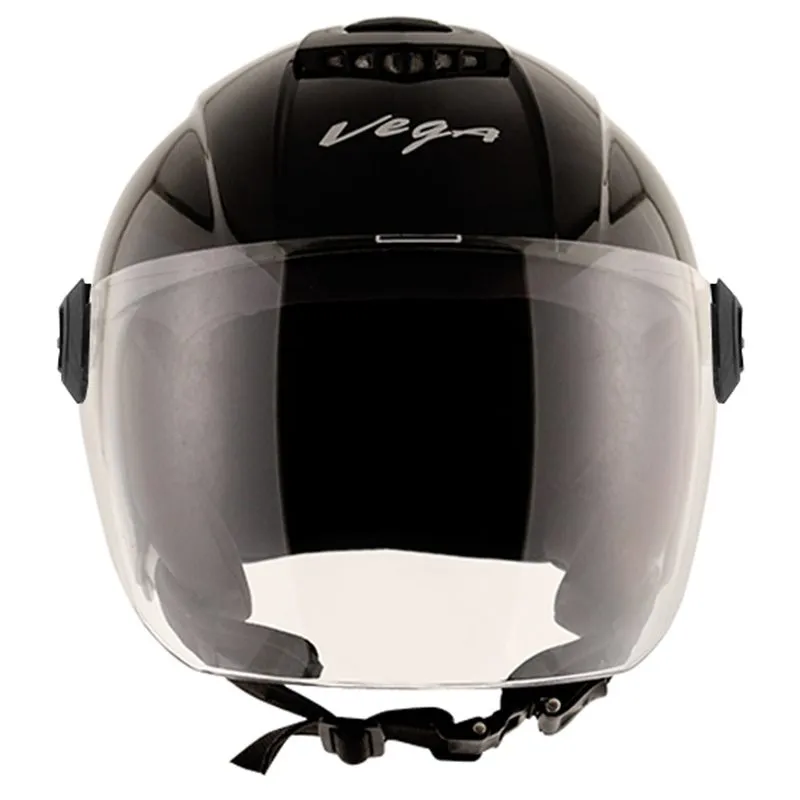 VEGA Aster Dx Black Half Face Helmet