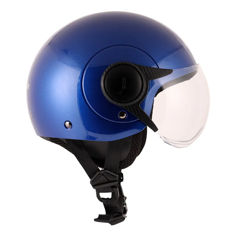 VEGA Atom Blue Half Face Helmet