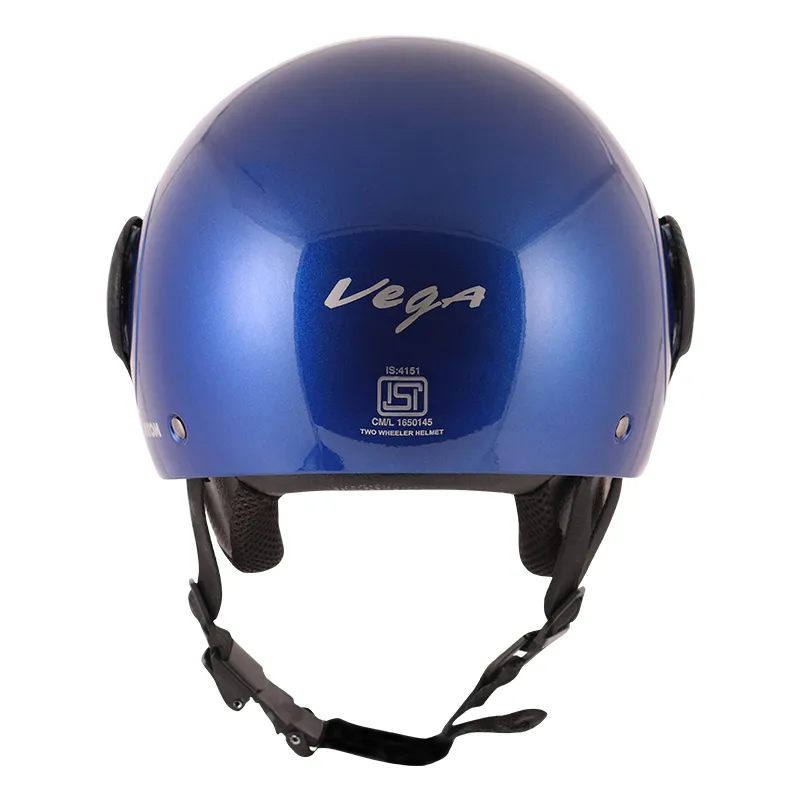 VEGA Atom Blue Half Face Helmet