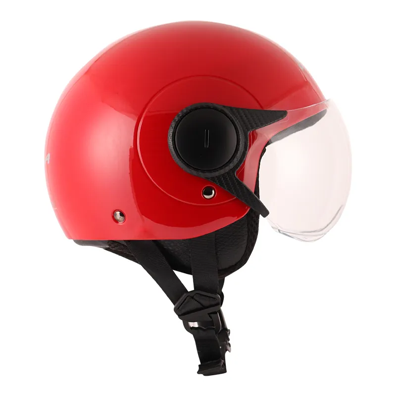 VEGA Atom Red Half Face Helmet