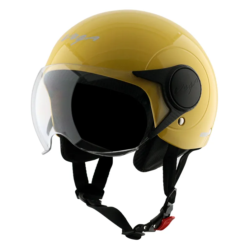 VEGA Atom Yellow Half Face Helmet