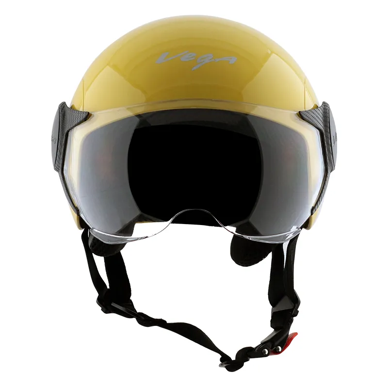 VEGA Atom Yellow Half Face Helmet