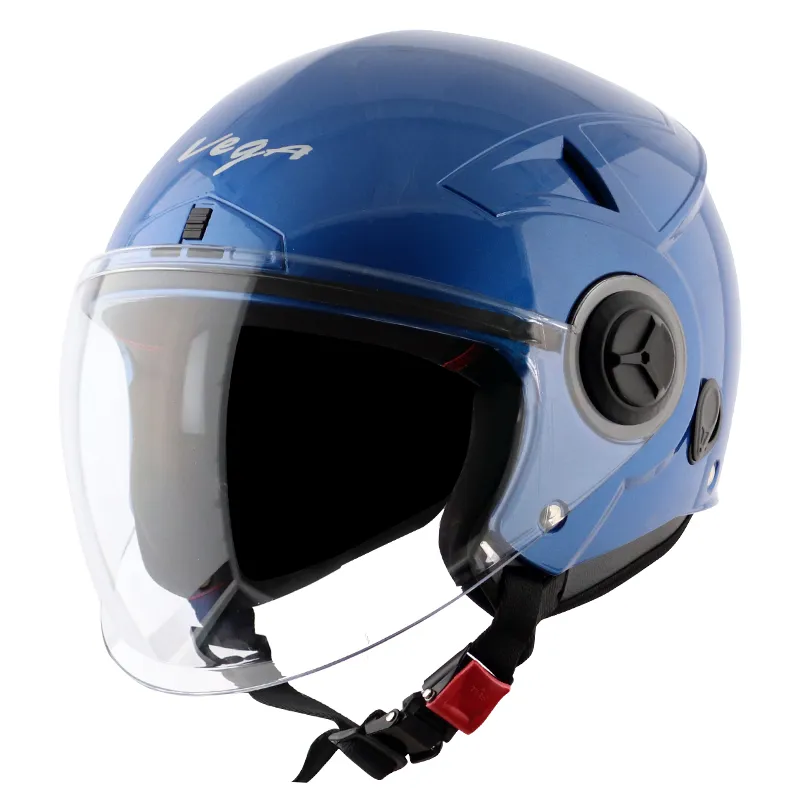 VEGA Blaze Dx Blue Half Face Helmet