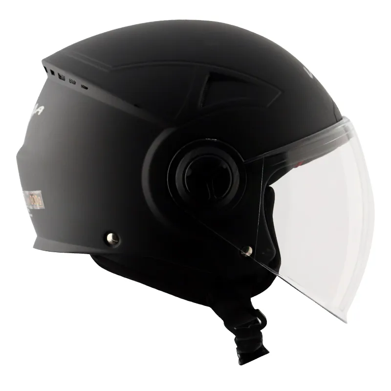 VEGA Blaze Dx Dull Black Half Face Helmet