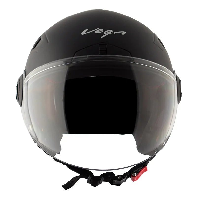 VEGA Blaze Dx Dull Black Half Face Helmet