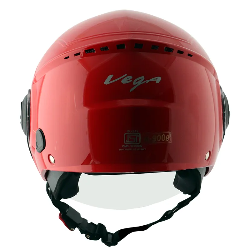 VEGA Blaze Dx Red Half Face Helmet