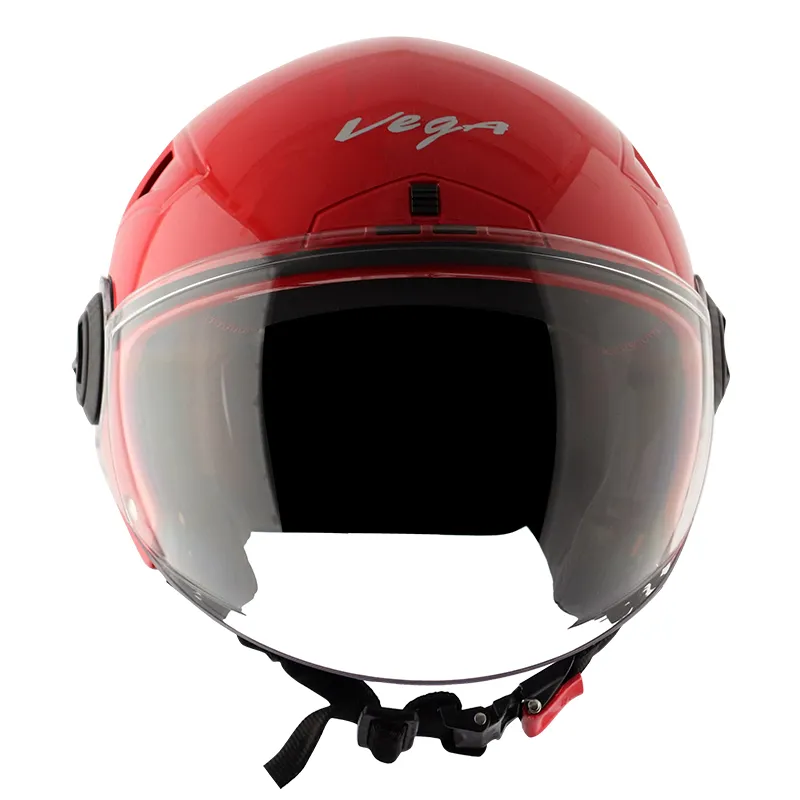 VEGA Blaze Dx Red Half Face Helmet