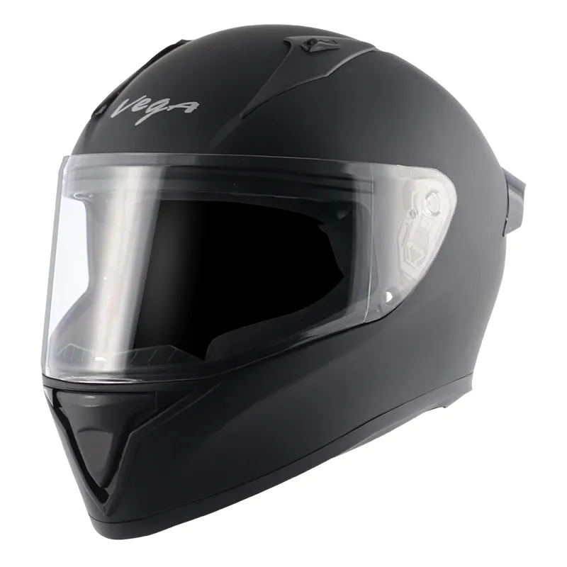 VEGA Bolt Dull Black Full Face Helmet