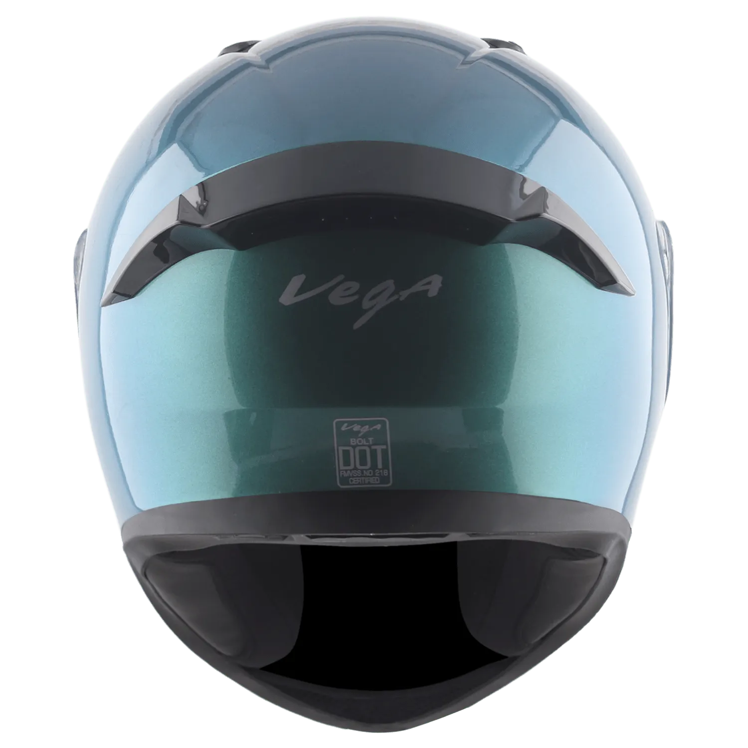 VEGA Bolt Dx Dual Tone Aqua Blue Full Face Helmet