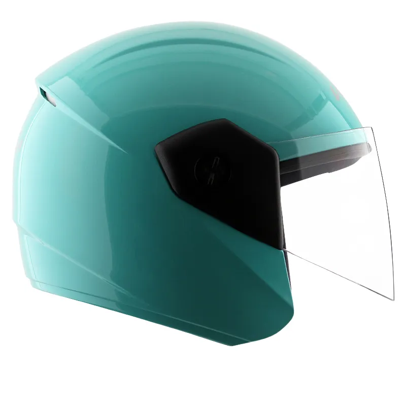 VEGA Buds Dx Without Peak Mint Half Face Helmet